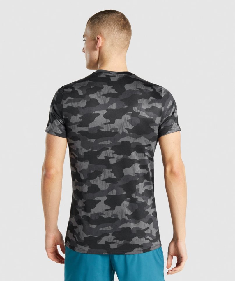 Koszulki Gymshark Arrival Męskie Camo | PL 456GKI